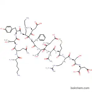 Molecular Structure of 144548-39-0 (L-Aspartic acid,
L-lysyl-L-glutaminyl-L-threonyl-L-tyrosyl-L-a-aspartyl-L-lysyl-L-phenylalanyl-
L-a-aspartyl-L-threonyl-L-asparaginyl-L-methionyl-L-arginyl-L-seryl-)