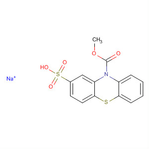 10H-Phenothiazine-10-carboxylic acid, 2-sulfo-, 10-methyl ester, sodium salt