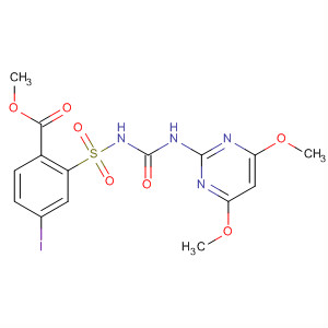 Benzoic acid, 2-[[[[(4,6-dimethoxy-2-pyrimidinyl)amino]carbonyl]amino]sulfonyl]-4-iodo -, methyl ester
