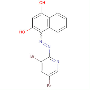 1,3-Naphthalenediol, 4-[(3,5-dibromo-2-pyridinyl)azo]- CAS No  144558-83-8