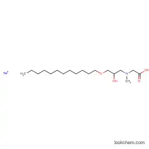 Molecular Structure of 15163-39-0 (Glycine, N-[3-(dodecyloxy)-2-hydroxypropyl]-N-methyl-, monosodium
salt)