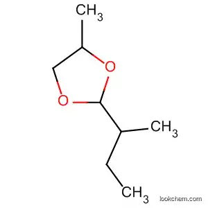 Molecular Structure of 18433-94-8 (1,3-Dioxolane, 4-methyl-2-(1-methylpropyl)-)