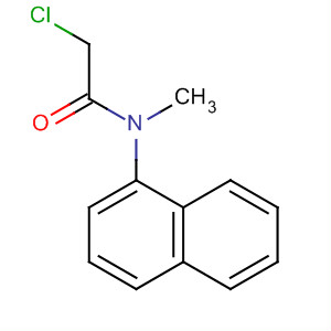 Molecular Structure of 19576-09-1 (Acetamide, 2-chloro-N-methyl-N-1-naphthalenyl-)