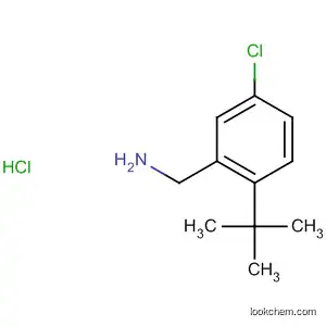 Molecular Structure of 23530-80-5 (Benzenemethanamine, 4-chloro-N-(1,1-dimethylethyl)-, hydrochloride)