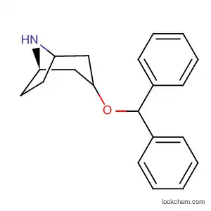 Molecular Structure of 28404-87-7 (8-Azabicyclo[3.2.1]octane, 3-(diphenylmethoxy)-, endo-)