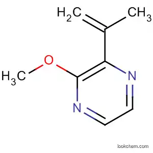 Molecular Structure of 38346-79-1 (Pyrazine, 2-methoxy-3-(1-methylethenyl)-)