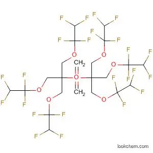 Molecular Structure of 3851-60-3 (Propane,
2,2'-[oxybis(methylene)]bis[1,3-bis(1,1,2,2-tetrafluoroethoxy)-2-[(1,1,2,2
-tetrafluoroethoxy)methyl]-)
