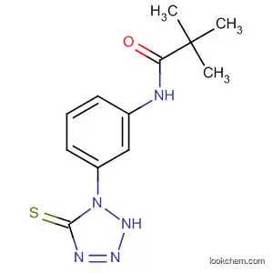 Molecular Structure of 39578-68-2 (Propanamide,
N-[3-(2,5-dihydro-5-thioxo-1H-tetrazol-1-yl)phenyl]-2,2-dimethyl-)