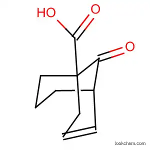 Molecular Structure of 4994-06-3 (Bicyclo[3.3.1]non-3-ene-1-carboxylic acid, 9-oxo-)