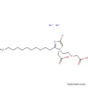 Molecular Structure of 60112-21-2 (1H-Imidazolium,
1-[2-(carboxymethoxy)ethyl]-1-(carboxymethyl)-2,3-dihydro-2-undecyl-,
hydroxide, disodium salt)
