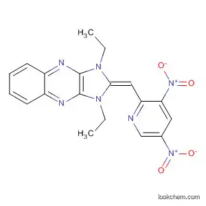 Molecular Structure of 69533-42-2 (1H-Imidazo[4,5-b]quinoxaline,
2-[(3,5-dinitro-2-pyridinyl)methylene]-1,3-diethyl-2,3-dihydro-)