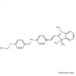 Molecular Structure of 72970-74-2 (3H-Indolium,
2-[2-[4-[(4-ethoxyphenyl)methylamino]phenyl]ethenyl]-1,3,3-trimethyl-)