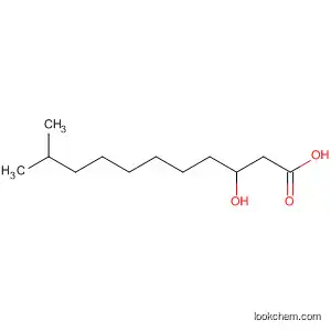 Molecular Structure of 73292-36-1 (Undecanoic acid, 3-hydroxy-10-methyl-)
