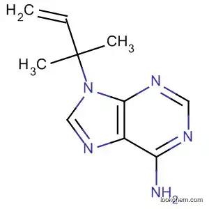 Molecular Structure of 7369-97-3 (9H-Purin-6-amine, 9-(1,1-dimethyl-2-propenyl)-)