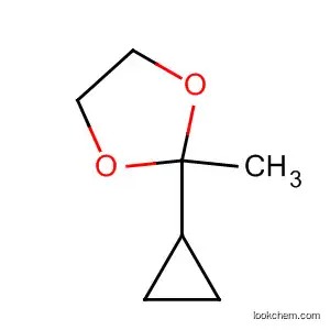 Molecular Structure of 766-24-5 (1,3-Dioxolane, 2-cyclopropyl-2-methyl-)