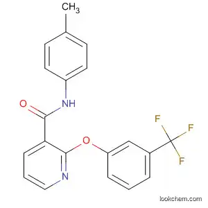 Molecular Structure of 78863-63-5 (3-Pyridinecarboxamide,
N-(4-methylphenyl)-2-[3-(trifluoromethyl)phenoxy]-)
