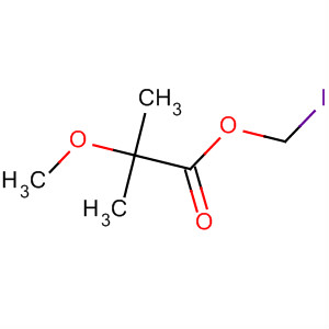 Molecular Structure of 100579-07-5 (Propanoic acid, 2-methoxy-2-methyl-, iodomethyl ester)