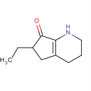 Molecular Structure of 118355-69-4 (7H-Cyclopenta[b]pyridin-7-one, 6-ethyl-1,2,3,4,5,6-hexahydro-)