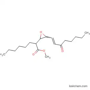 Molecular Structure of 119238-42-5 (Oxiraneoctanoic acid, 3-(3-oxo-1-octenyl)-, methyl ester)