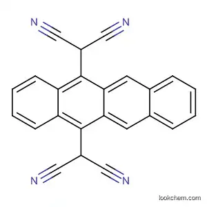 Molecular Structure of 120086-24-0 (Propanedinitrile, 2,2'-(5,12-naphthacenediylidene)bis-)