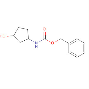 Carbamic acid, (3-hydroxycyclopentyl)-, phenylmethyl ester, cis-