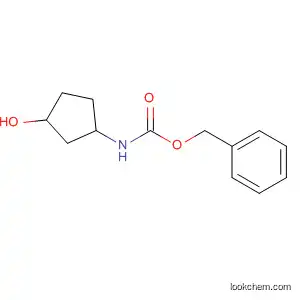 Molecular Structure of 124555-31-3 (Carbamic acid, (3-hydroxycyclopentyl)-, phenylmethyl ester, cis-)