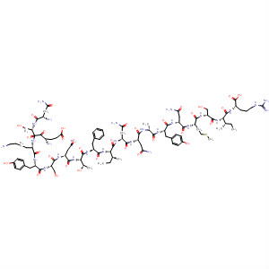Molecular Structure of 125582-07-2 (L-Arginine,
L-asparaginyl-L-a-glutamyl-L-seryl-L-lysyl-L-tyrosyl-L-seryl-L-asparaginyl-L-
threonyl-L-phenylalanyl-L-isoleucyl-L-asparaginyl-L-asparaginyl-L-alanyl-L-
tyrosyl-L-asparaginyl-L-methionyl-L-seryl-L-isoleucyl-)