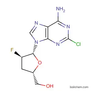 Molecular Structure of 127094-68-2 (Adenosine, 2-chloro-2',3'-dideoxy-2'-fluoro-)