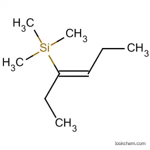 Molecular Structure of 128925-48-4 (Silane, (1-ethyl-1-butenyl)trimethyl-, (Z)-)