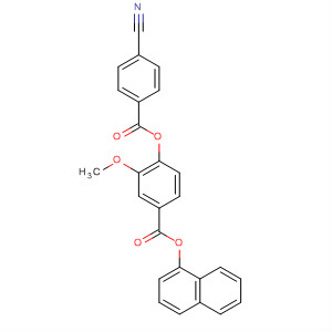 Molecular Structure of 132640-30-3 (Benzoic acid, 4-[(4-cyanobenzoyl)oxy]-3-methoxy-, 2-naphthalenyl ester)