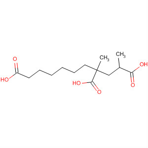 Molecular Structure of 132655-67-5 (1,7,9-Decanetricarboxylic acid, 7-methyl-)