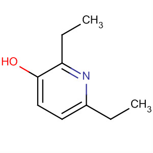 Molecular Structure of 133712-90-0 (3-Pyridinol, 2,6-diethyl-)