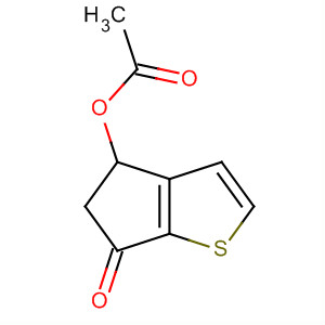6H-Cyclopenta[b]thiophen-6-one, 4-(acetyloxy)-4,5-dihydro-