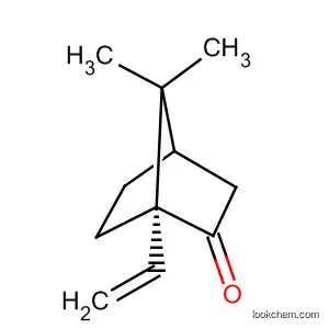 Molecular Structure of 135969-96-9 (Bicyclo[2.2.1]heptan-2-one, 1-ethenyl-7,7-dimethyl-, (1R)-)