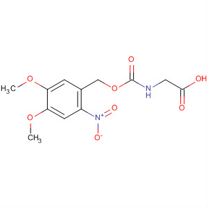 Molecular Structure of 135997-56-7 (Glycine, N-[[(4,5-dimethoxy-2-nitrophenyl)methoxy]carbonyl]-)