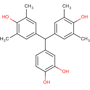 Molecular Structure of 136355-24-3 (1,2-Benzenediol, 4-[bis(4-hydroxy-3,5-dimethylphenyl)methyl]-)
