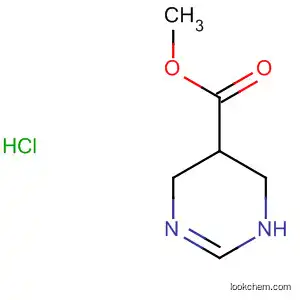 Molecular Structure of 146422-21-1 (5-Pyrimidinecarboxylic acid, 1,4,5,6-tetrahydro-, methyl ester,
monohydrochloride)