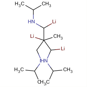 Molecular Structure of 146993-43-3 (1,3-Propanediamine,
2-methyl-N,N'-bis(1-methylethyl)-2-[[(1-methylethyl)amino]methyl]-,
trilithium salt)