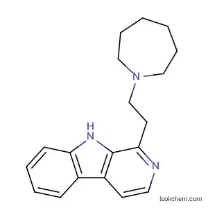 Molecular Structure of 148934-58-1 (9H-Pyrido[3,4-b]indole, 1-[2-(hexahydro-1H-azepin-1-yl)ethyl]-)