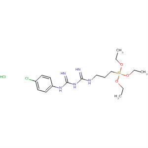 Molecular Structure of 149889-93-0 (9-Oxa-2,4-diaza-8-silaundecanimidamide,
N-(4-chlorophenyl)-8,8-diethoxy-3-imino-, monohydrochloride)