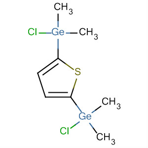 Molecular Structure of 150054-52-7 (Germane, 2,5-thiophenediylbis[chlorodimethyl-)