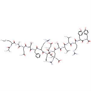 Molecular Structure of 150959-11-8 (L-Tyrosine,
L-alanyl-L-lysyl-L-alanyl-L-glutaminyl-L-threonyl-L-phenylalanyl-L-arginyl-L-a
-glutamyl-L-a-aspartyl-L-leucyl-L-arginyl-L-threonyl-L-leucyl-L-leucyl-L-argin
yl-L-tyrosyl-)