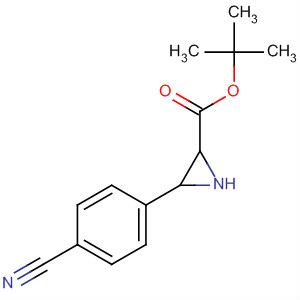 Molecular Structure of 151115-22-9 (2-Oxaziridinecarboxylic acid, 3-(4-cyanophenyl)-, 1,1-dimethylethyl
ester, cis-)