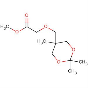 Molecular Structure of 151134-13-3 (Acetic acid, [(2,2,5-trimethyl-1,3-dioxan-5-yl)methoxy]-, methyl ester)
