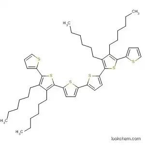 Molecular Structure of 151324-65-1 (2,2':5',2'':5'',2''':5''',2'''':5'''',2'''''-Sexithiophene, 3',3'''',4',4''''-tetrahexyl-)