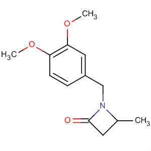 2-Azetidinone, 1-[(3,4-dimethoxyphenyl)methyl]-4-methyl-