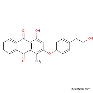 Molecular Structure of 154021-99-5 (9,10-Anthracenedione,
1-amino-4-hydroxy-2-[4-(2-hydroxyethyl)phenoxy]-)