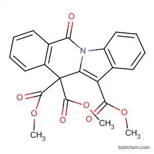 Molecular Structure of 154477-51-7 (Indolo[1,2-b]isoquinoline-11,11,12(6H)-tricarboxylic acid, 6-oxo-,
trimethyl ester)