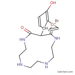 Molecular Structure of 154814-37-6 (1,4,7,10-Tetraazacyclotridecane-11,13-dione,
12-[(5-bromo-2-hydroxyphenyl)methyl]-)