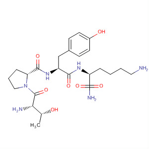 Molecular Structure of 154939-15-8 (L-Lysinamide, L-threonyl-L-prolyl-L-tyrosyl-)